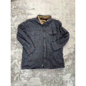 Northwest Territory Gray Men L Cotton Heavy Soft Shirt Jacket Lined